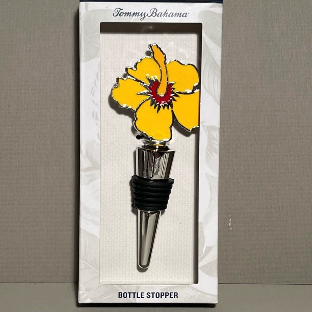 Tommy Bahama Hibiscus Bottle Stopper